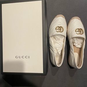 Gucci Leather Espadrille